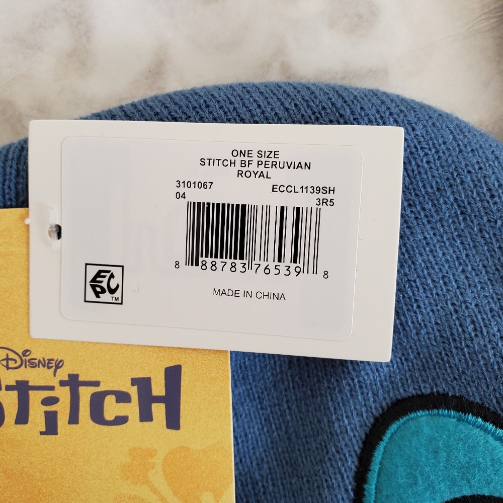 Disney Stitch Peruvian Style Winter Hat New - Picture 3 of 6